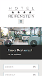 Mobile Screenshot of hotel-reifenstein.de